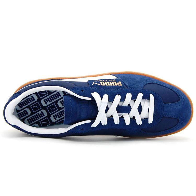 Puma Palermo OG New Navy Мужские кроссовки Blue White Team-Gold 383011-01