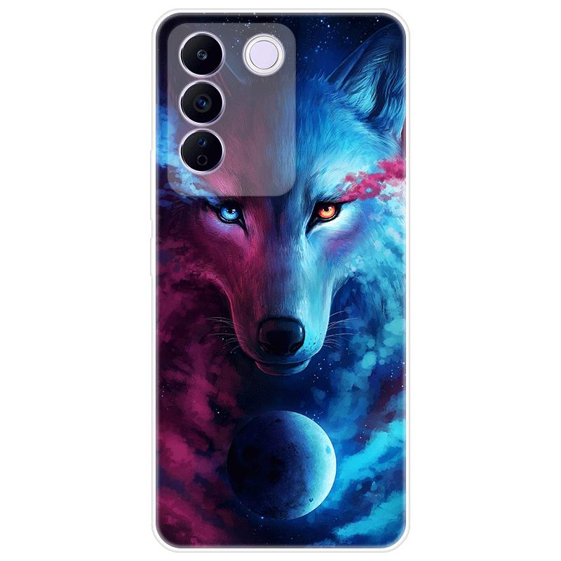 For Vivo V27e V 27e Case Soft Silicone Back Cover Cartoon Phone Case Diversification