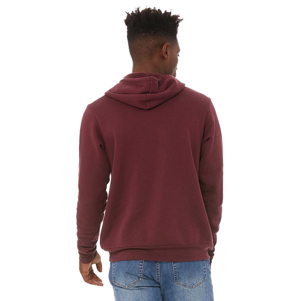 Bella + Canvas Пуловер с капюшоном унисекс для взрослых