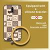 Ring Anti-knock Phone Case For Nokia 2.3 Bracelet Back Cover Solid Color Youth Soft Case Funny Cute Dirt-resistant