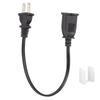 For NEMA 1‑15P To 1‑15R Cable Male To Female 2 Prong Heavy Duty 18AWG Power Extension Cord  125‑