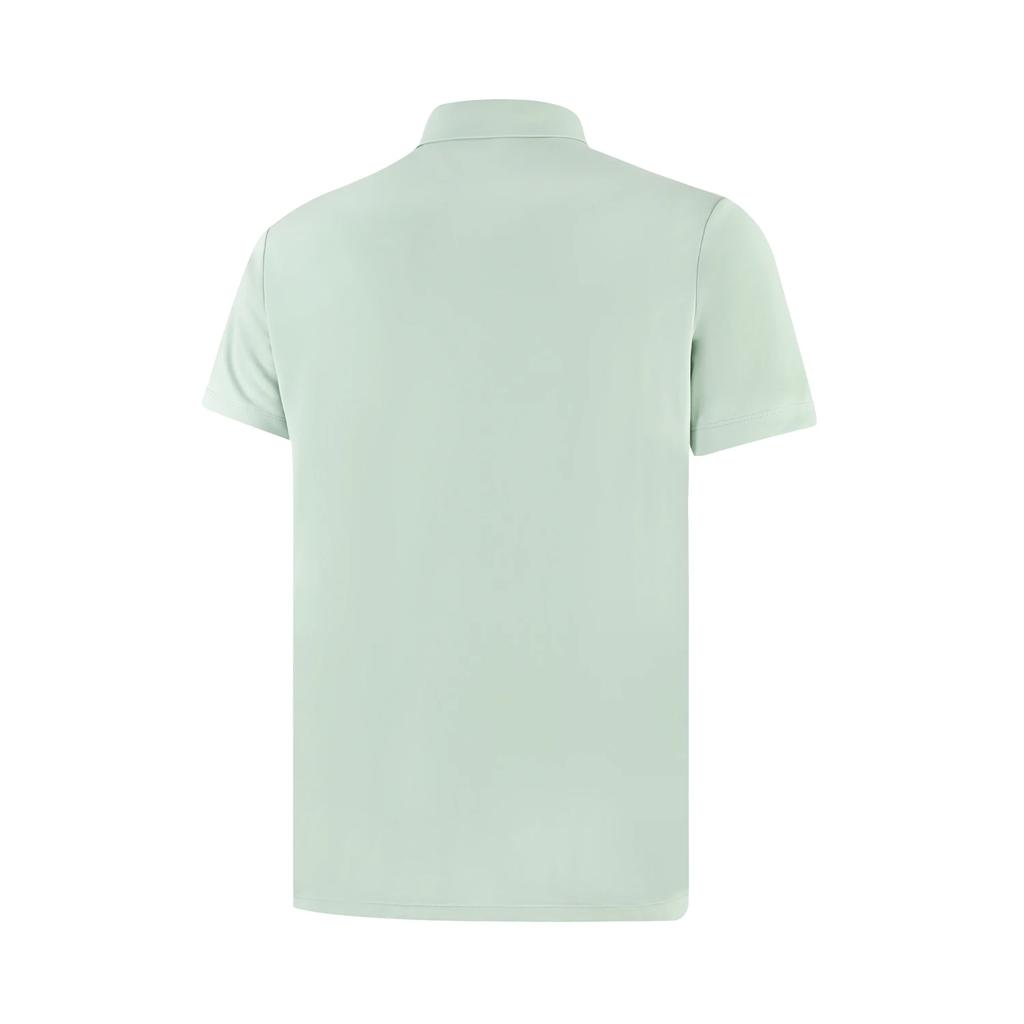 Li Ning Group Purchase Series Solid Color Soft Breathable Comfortable Versatile Short Sleeve Polo Shirt Men Polo Shirts APLV029-9