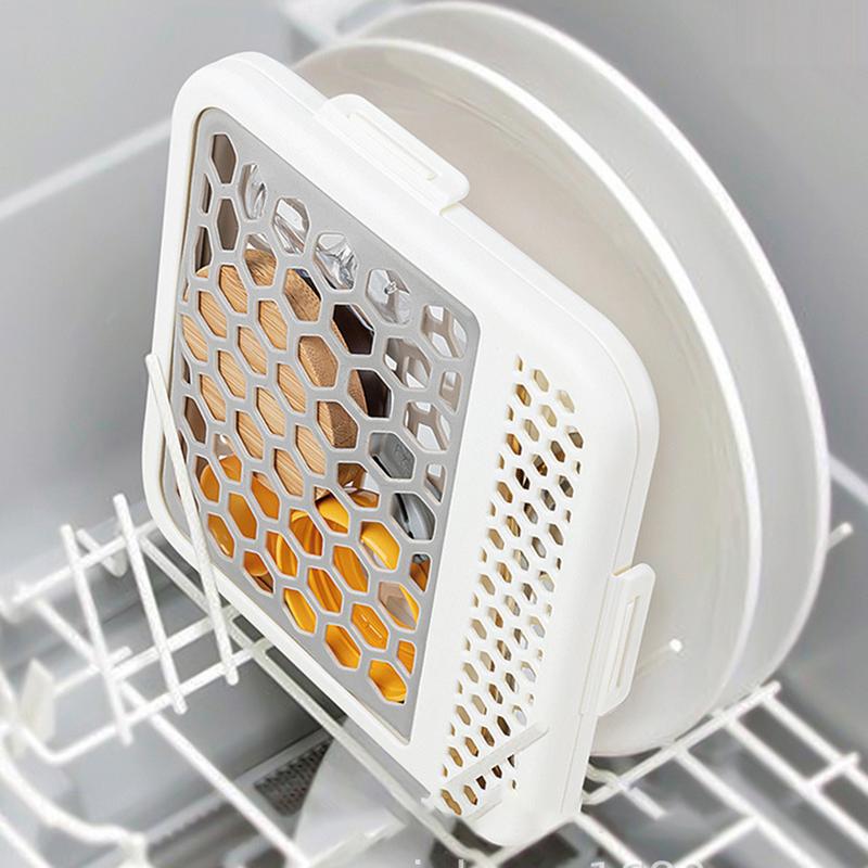Dishwasher Basket For Small Items Pacifier Cleaning Organizer Lightweight Visible Dishwasher Basket For Nipple Pacifier Straw