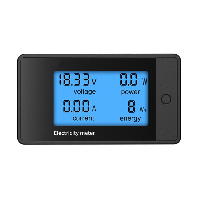 20A/50A/100A/200A Digital Meter DC8-100V Voltmeter Ammeter LCD 4-in-1 DC Voltage Current Power Energy Detector Amperimetro Shunt