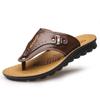 Fashion Men's Sandals 2024 Summer New Fashion Casual Cowhide Slippers for Men Outdoor Beach Flip-flops Zapatos De Hombre Shoes Male