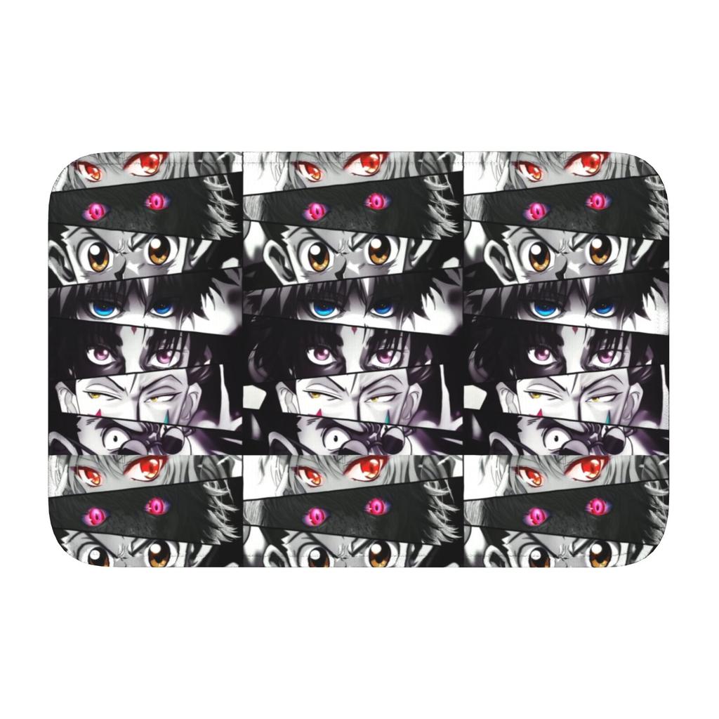 Custom HXH Anime Doormat Non-Slip Entrance Welcome Kitchen Bathroom Floor Door Mat Toilet Living Room Carpet Rug