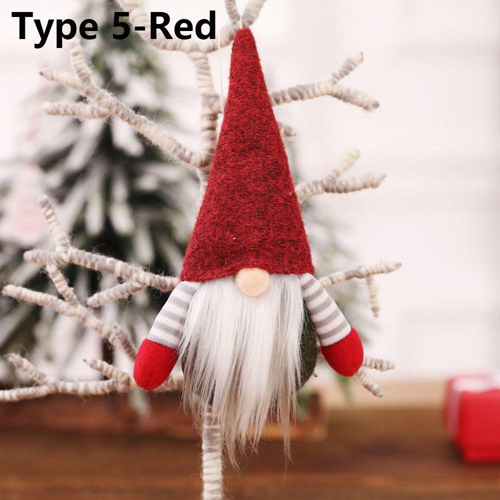Decoration Hanging Pendants Xmas Tree Embellishment Christmas Dolls Faceless Dwarf Stuffed Toys