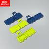 10 шт./лот MOC Блоки Чемодан с принадлежностями с длинной ручкой 37178 Дорожный чемодан Строительные блоки Аксессуары Детские игрушки Подарки
