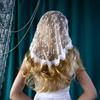 Thin Flower Embroidery Headscarf Hollow Out Women Lace Bandana Lace Scarf Veil Headbands  Travel