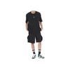 Puma Printed Logo Straight Cut Round Neck Cotton Short Sleeve Drop Shoulder T-Shirt Unisex T-Shirt Black 630111-01