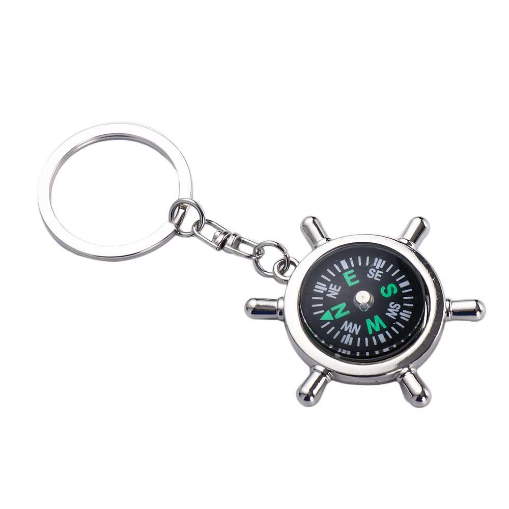 Chain Navigator Survival Tool Outdoor Emergency Wild Compass Keychain Mini Compass Pocket Compass