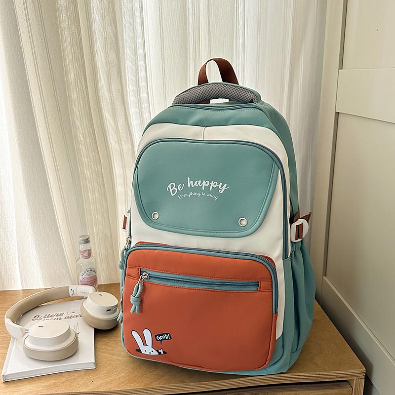 Цветной школьный рюкзак для студента, женский, большой емкости