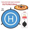 Foldable Drone Landing Pad: 55x75x90cm Portable Aerial Coordinate Mat