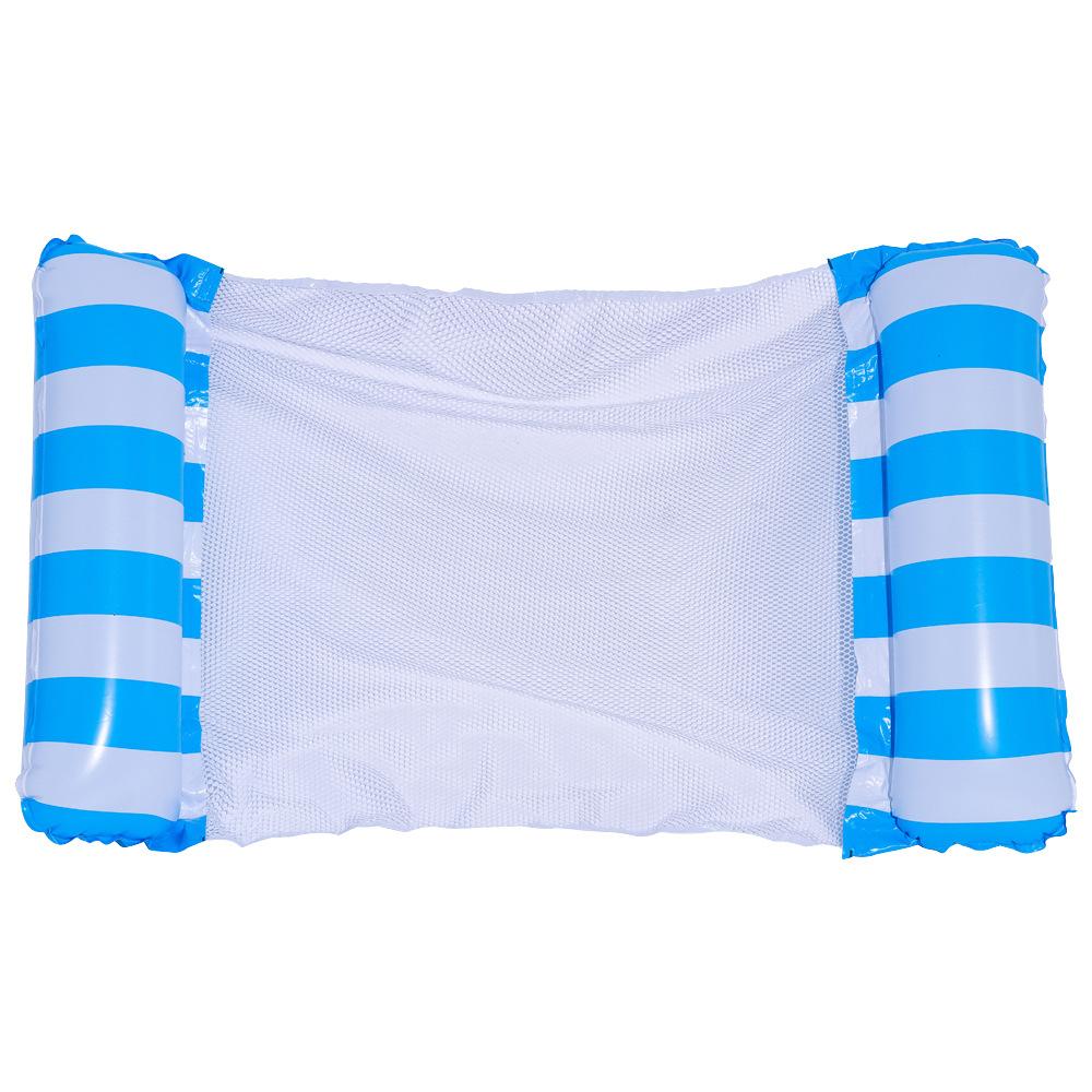 PVC Summer Inflatable Foldable Floating Row Swimming Pool Water Hammock Air Mattresses Bed Beach Water Sports Lounger Chair