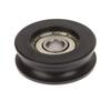 For Slide Door Window U Groove Roller Pulley 626 Bearing Steel Bearing Roller Injection-Coated U-Shaped Pulley Wheel