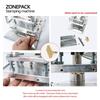 ZONESUN ZS-100B Двухцелевая машина для горячего тиснения фольгой Ручная машина для бронзирования Для ПВХ-карт Кожи Карандашей Бумаги Машина для тиснения