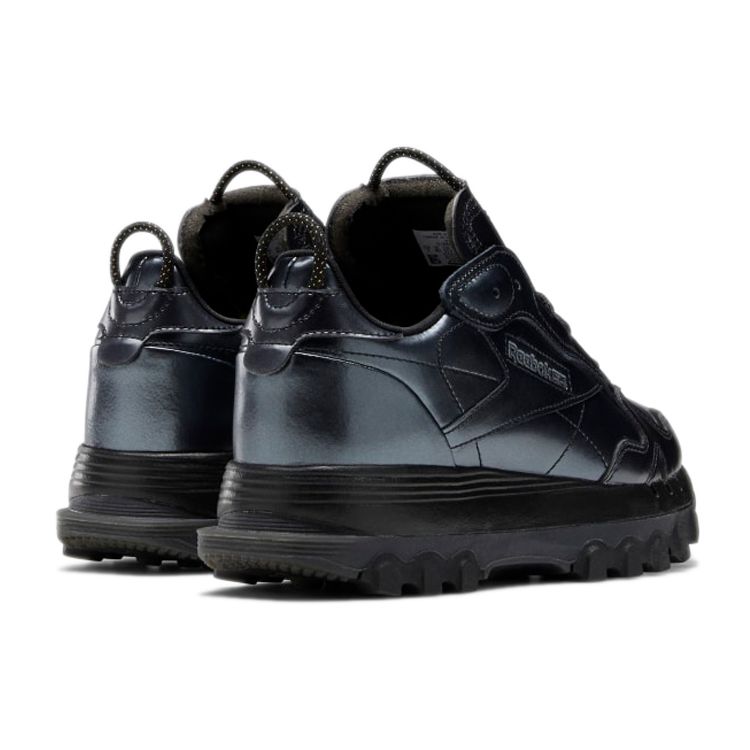 Reebok Cardi B X Classic Leather Black Dark Silver Women Sneakers Core-Black GW2631