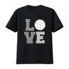 Женская футболка с надписью Love Volleyball Mom Fans, идеальная, черная, 2XL, винтажная, стиранная, дизайнерская одежда, модный графический дизайн, унисекс, повседневная