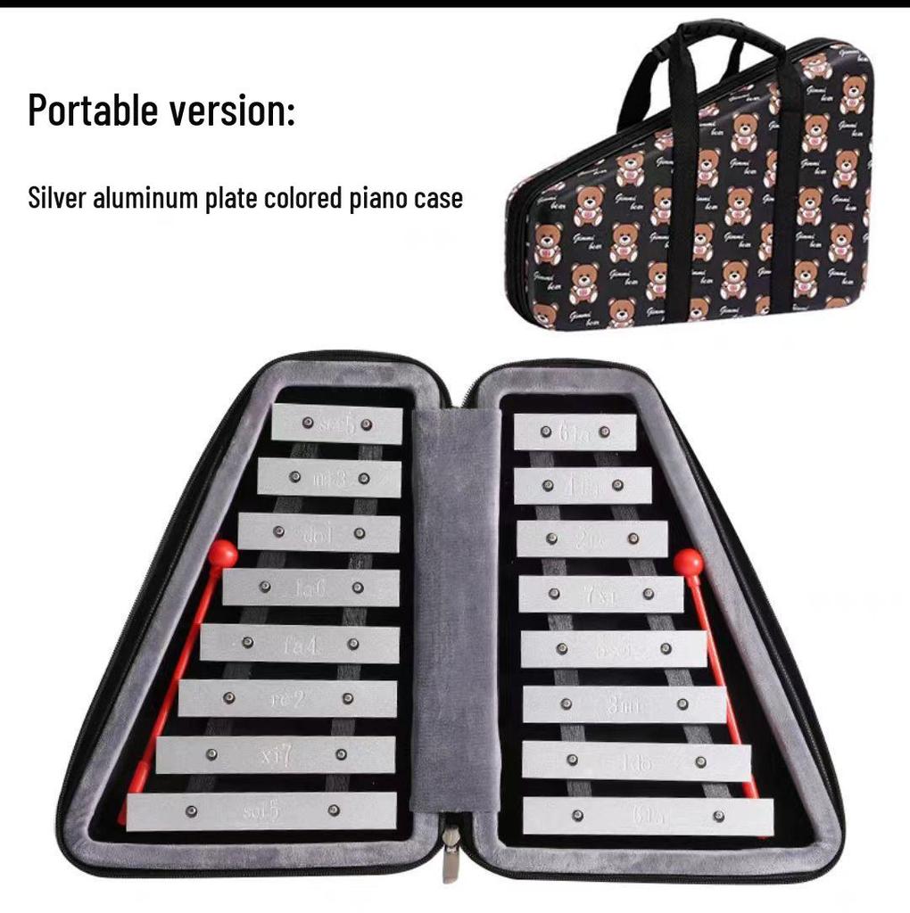 16-Note Double Row Glockenspiel for Early Childhood Education