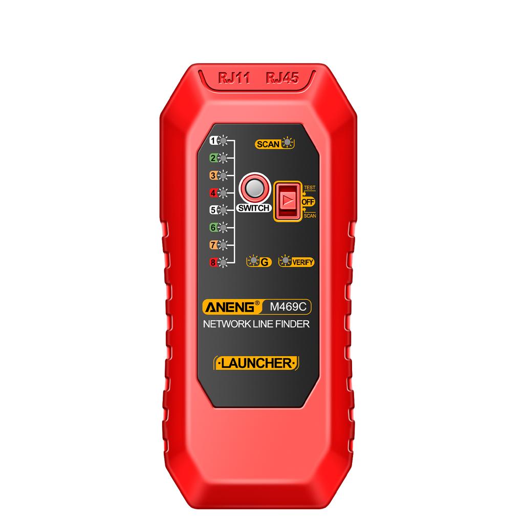 ANENG M469C Многофункциональный сетевой кабельный искатель RJ45 RJ11 LAN тестер кабеля сетевой инструмент провод