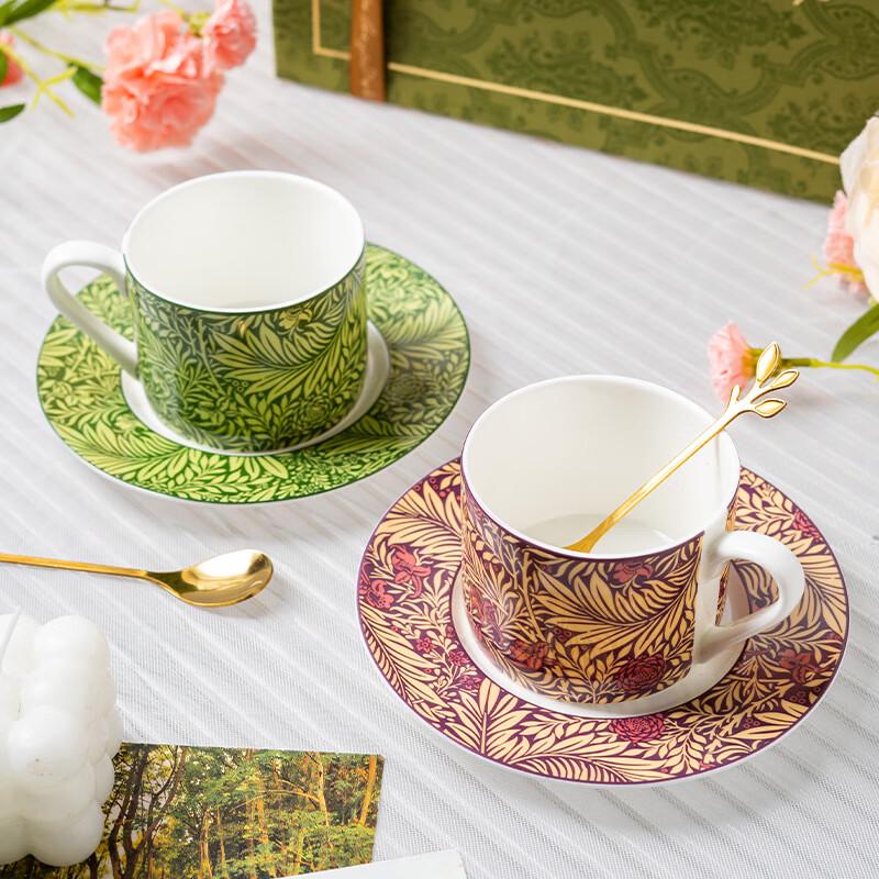 Керамическая чашка для кофе и чая в ретро-стиле Бай Цзы Энь