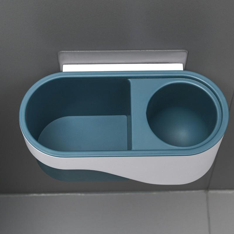 Modern Hygienic Toilet Brush Wall Mounted Hanging Toilet Brush Holder Organizer Bathroom