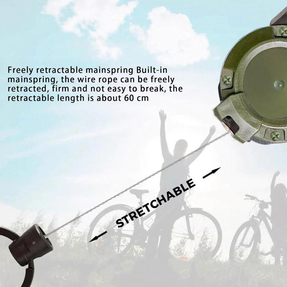 1 шт. прочный выдвижной значок для удостоверения личности с катушкой-карабином брелок для ключей с брелоком для инструментов на открытом воздухе J3J2