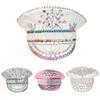 Bejeweled Captain Hat with Heavy Crystal Sequins for Bride Bachelorette Party Hand Beading Pearls Hat Wedding Photos