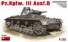 Miniart 1/35 Panzer III Ausf.D Plastic Model