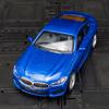 1:35 BMW M8 M850i Coupe Литая игрушечная модель автомобиля из сплава Звук и свет Оттяжной механизм Детская игрушка Коллекционные предметы Подарок на день рождения