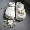 New Fit Hole Shoes Fabric Flower Set Removable Shoe Buckle Garden Shoes DIY Shoe Flower Accessories