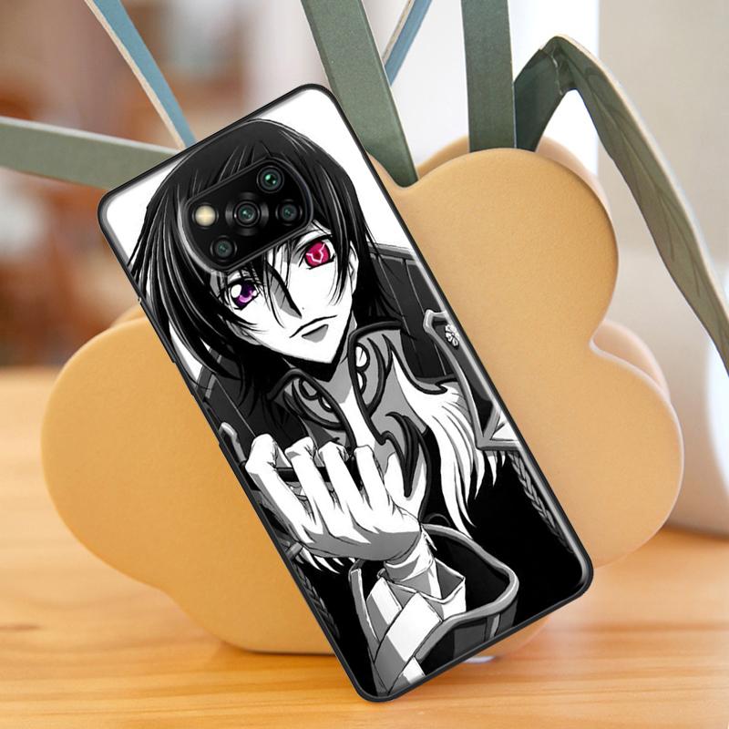 Чехол Lelouch Code Geass для Xiaomi Mi 10T 11T Pro Mi 11 Lite для POCO M3 Pro M4 F3 X3 GT X3 Pro, чехол для телефона