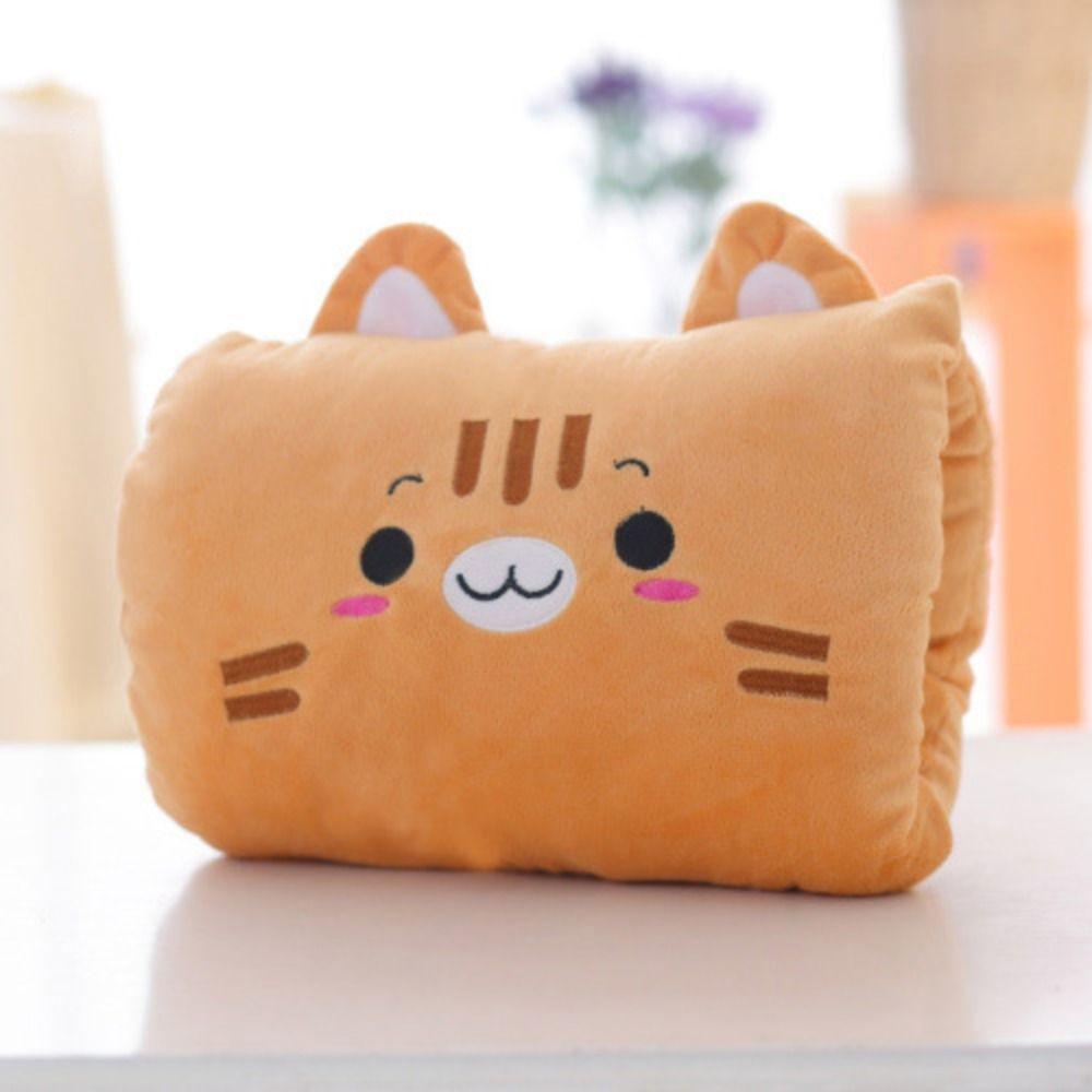 Cartoon Children's Plush Pillows Plush Nap Pillows Cushions New Hand Warmers Gloves  Adults