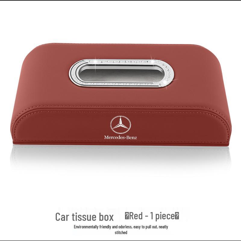 Подвесной органайзер для салфеток 2025 года для центральной консоли Mercedes-Benz GLC300L и GLC260L