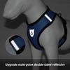 1 шт. Жилет-шлейка для питомца, поводок для прогулок для щенков, ошейник, регулируемая светоотражающая дышащая шлейка для собак, щенков и кошек