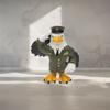 Cute Eagle Ornament Resin Animal Sculpture Desktop Ornament Miniatures Figurine  Living Room