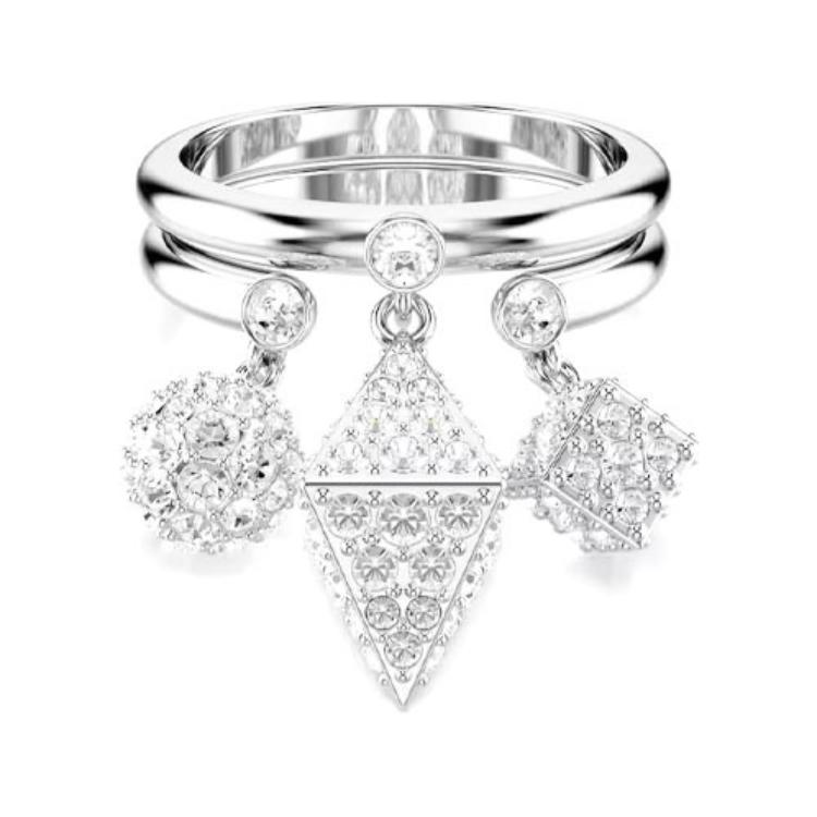 Swarovski Покрытые родием Кольца Женские Белые 5709842