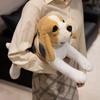Simulation Beagle Plush Toy Cute Fluffy Cartoon Stuffed Animal Dog Doll Home Decor Gifts For Kids