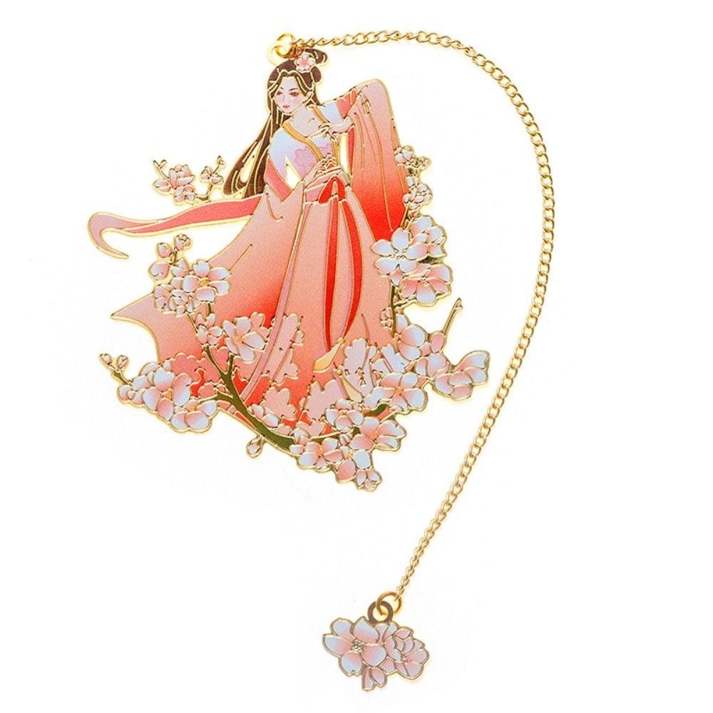 Hollow Book Clip with Tassel Pendant Pagination Mark Stationery Bookmarks  Book Lovers