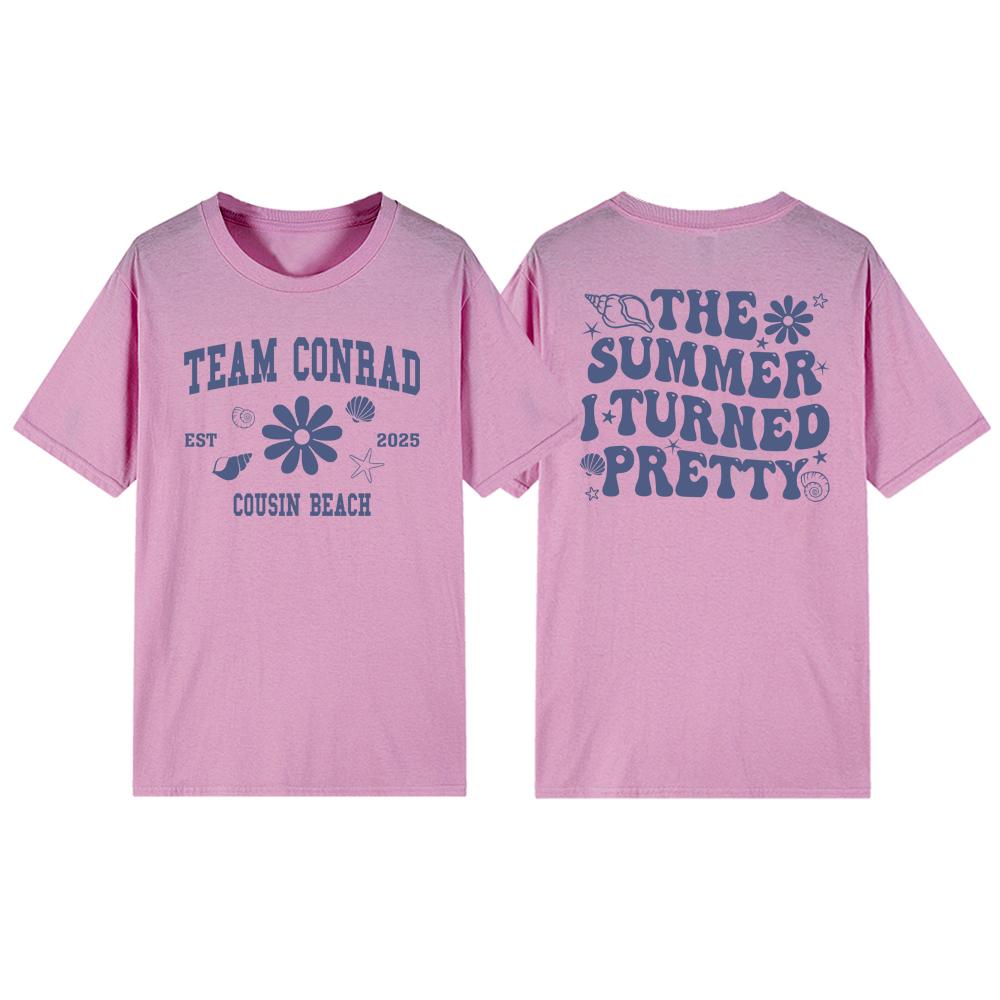 The Summer I Turned Pretty TShirt TSITP Team Conrad Tee Unisex Short Sleeve Tshirts Beach Summer Vibe Shirts Women Clothing