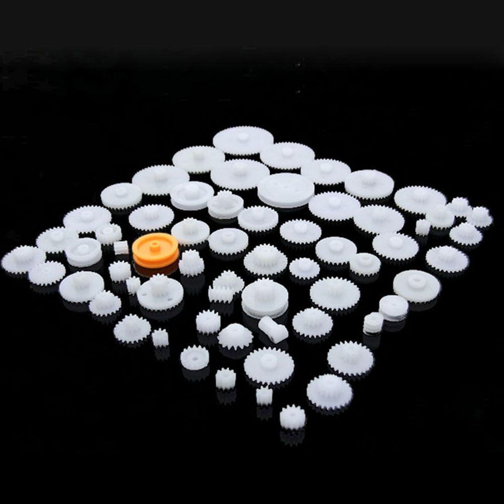 Necessary Kit Robot Plastic Motor Single Double Layer Worm Gears Cog Wheels Shaft for DIY Crown