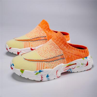 Модные женские летние туфли желто-оранжевого цвета больших размеров, удобные носки, лоферы, женские туфли на платформе, полуботинки, женские zapatos de muje