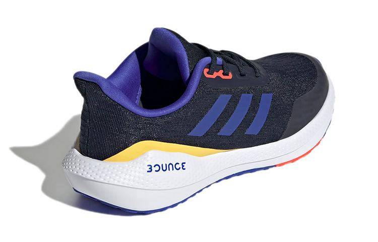 adidas EQ21 Беговая Устойчивая к истиранию Низкие Детские Беговые Кроссовки Чернильно-синий Подростки GV9932
