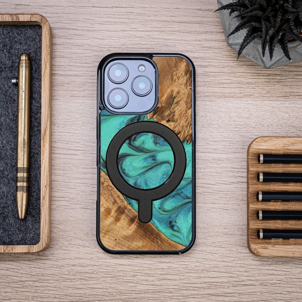 Bewood Unique case for iPhone 16 Pro - Turquoise with MagSafe