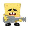 SpongeBob SquarePants Torn Pants 25th Anniversary Figure SpongeBob SquarePants Anniversary Glove Light Funko Vinyl Animation Funko w/Guitar Pop!