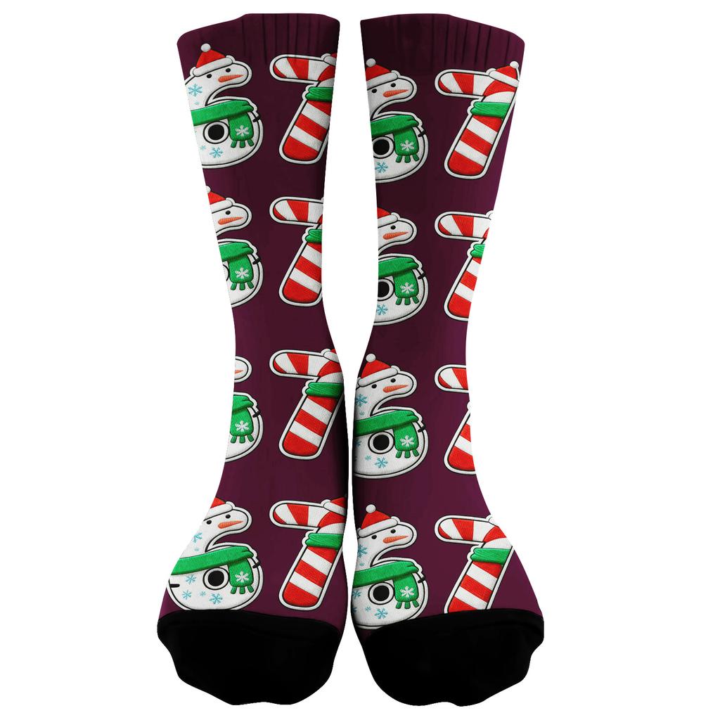 Cute And Playful Socks Mid-Calf Socks Long Socks Printed Socks