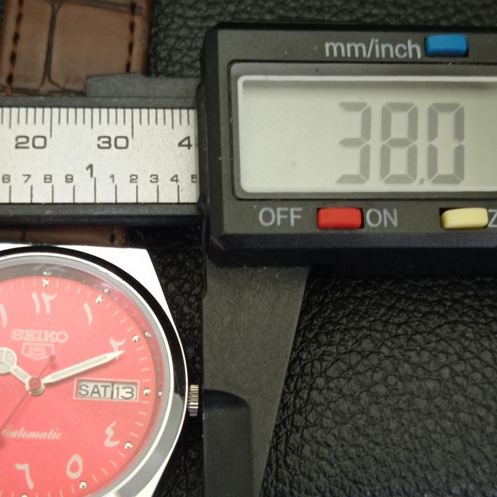АВТОМАТИЧЕСКИЕ ВИНТАЖНЫЕ ВОССТАНОВЛЕННЫЕ ЧАСЫ SEIKO 5 6309A ЯПОНИЯ МУЖСКИЕ КРАСНЫЙ ЦИФЕРБЛАТ a441288-5