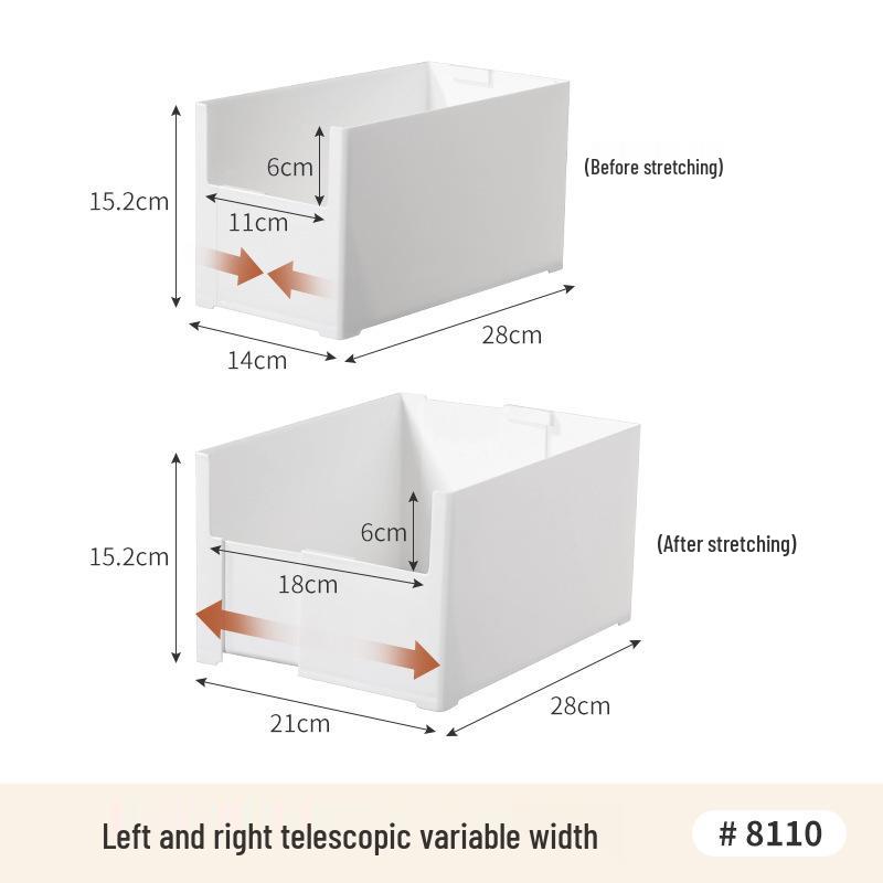 Телескопическая полка для хранения под раковину - Многофункциональный органайзер для шкафа без сверления