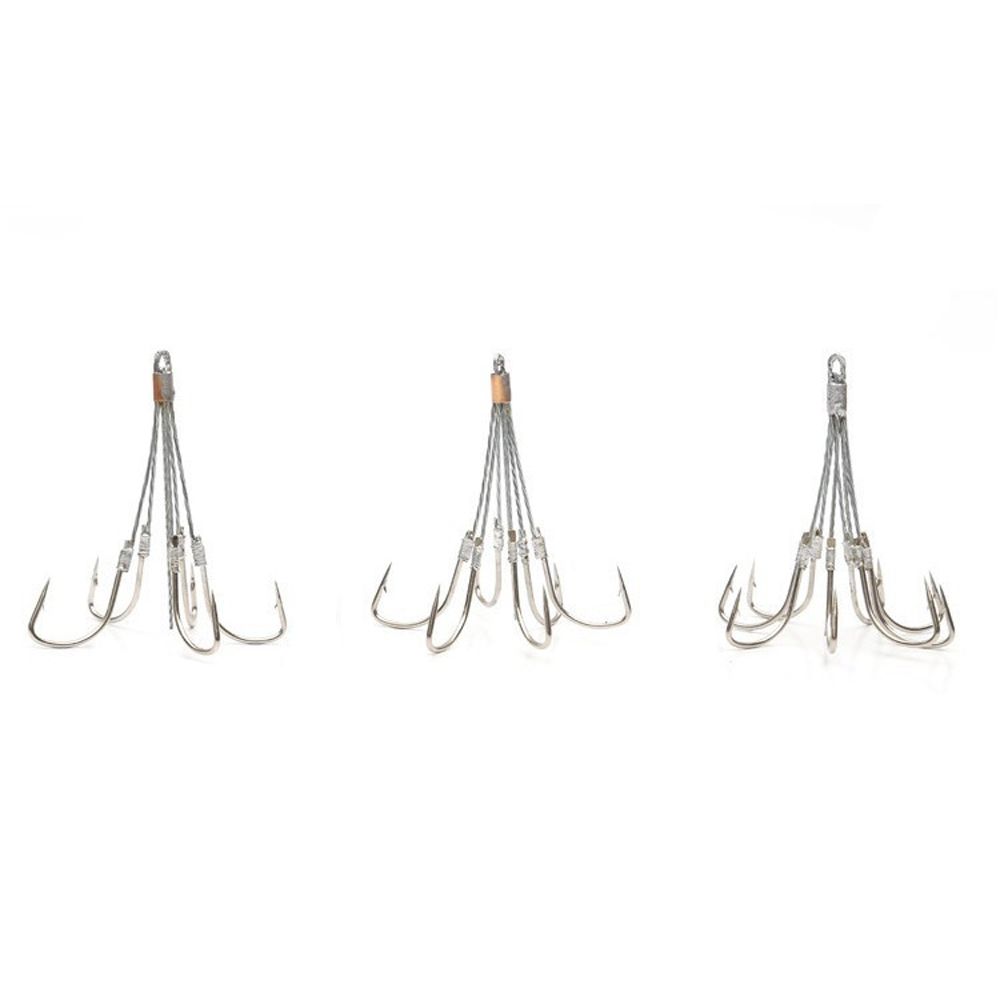 Головка из высокоуглеродистой стали Рыболовный крючок Тройные крючки Рыболовные крючки Восьмипалый крючок Крючки с когтями 5/6/8