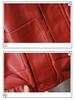 6675 Boys' Red Leather Jacket: 2024 Children's Plush, Thick Winter Festive Stand Collar Jacket